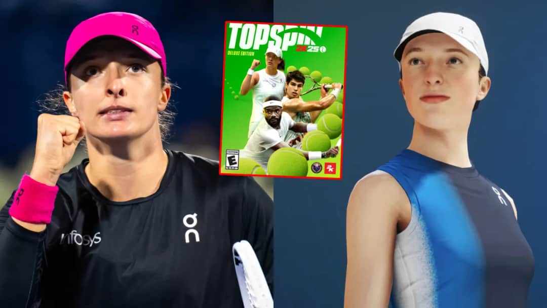 Iga Świątek w TopSpin 2K25. Moje pierwsze spotkanie z nią