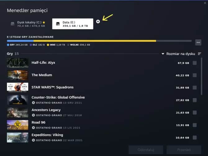Gdzie Steam instaluje gry? Jak znaleźć i zmienić folder z grami w Steamie