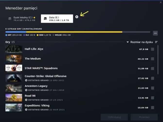 Gdzie Steam instaluje gry? Jak znaleźć i zmienić folder z grami w Steamie