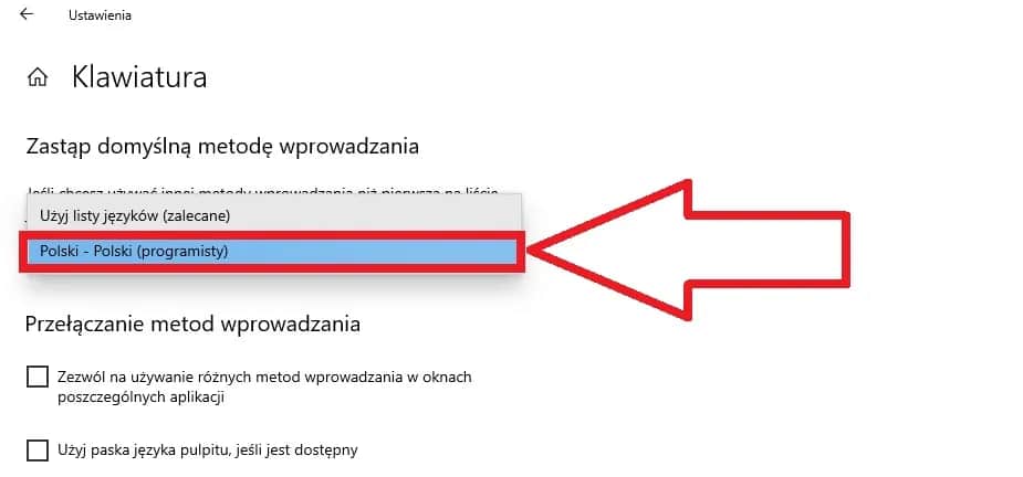 Jak łatwo zmienić układ klawiatury i wpisywać polskie znaki na klawiaturze