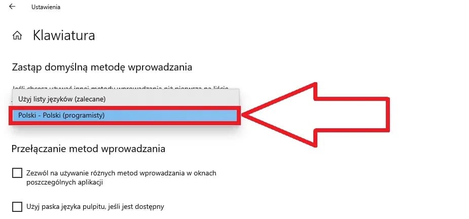Jak łatwo zmienić układ klawiatury i wpisywać polskie znaki na klawiaturze