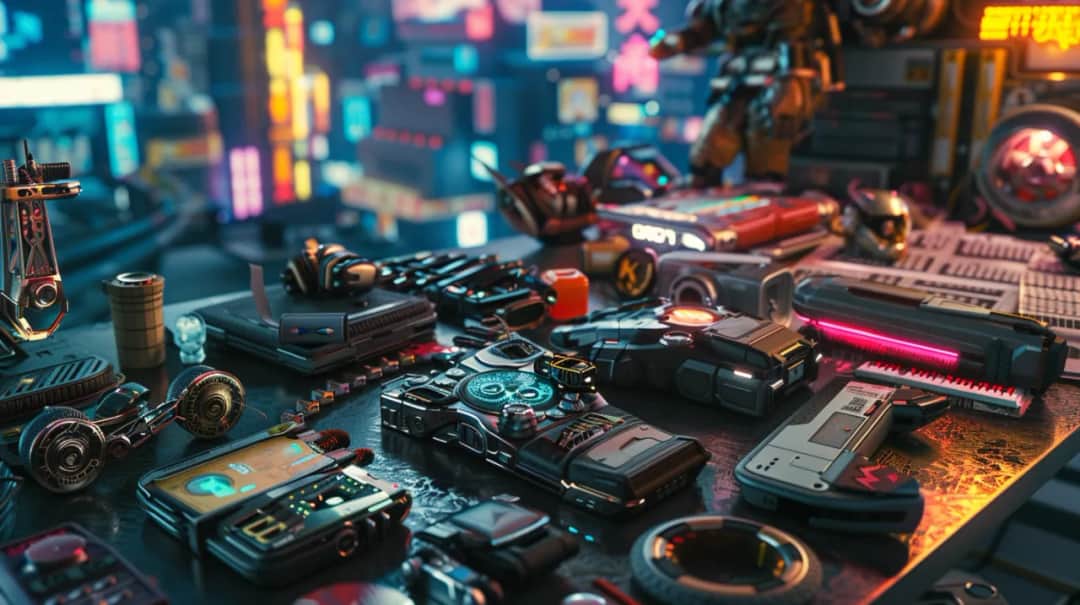 9 gadżetów z Cyberpunk 2077: Futurystyczne akcesoria na topie!