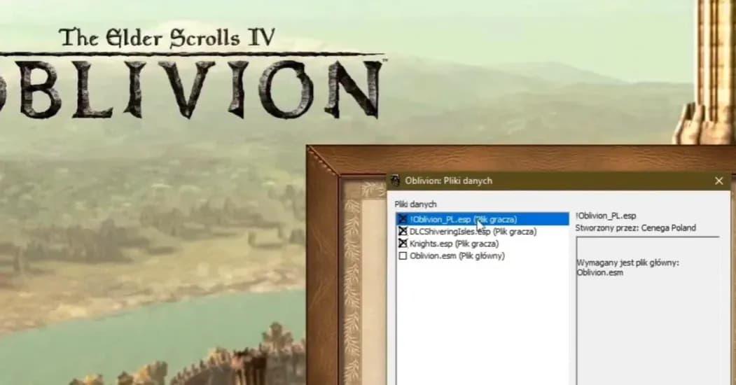 Jak zainstalować spolszczenie do Oblivion na Steam - poradnik